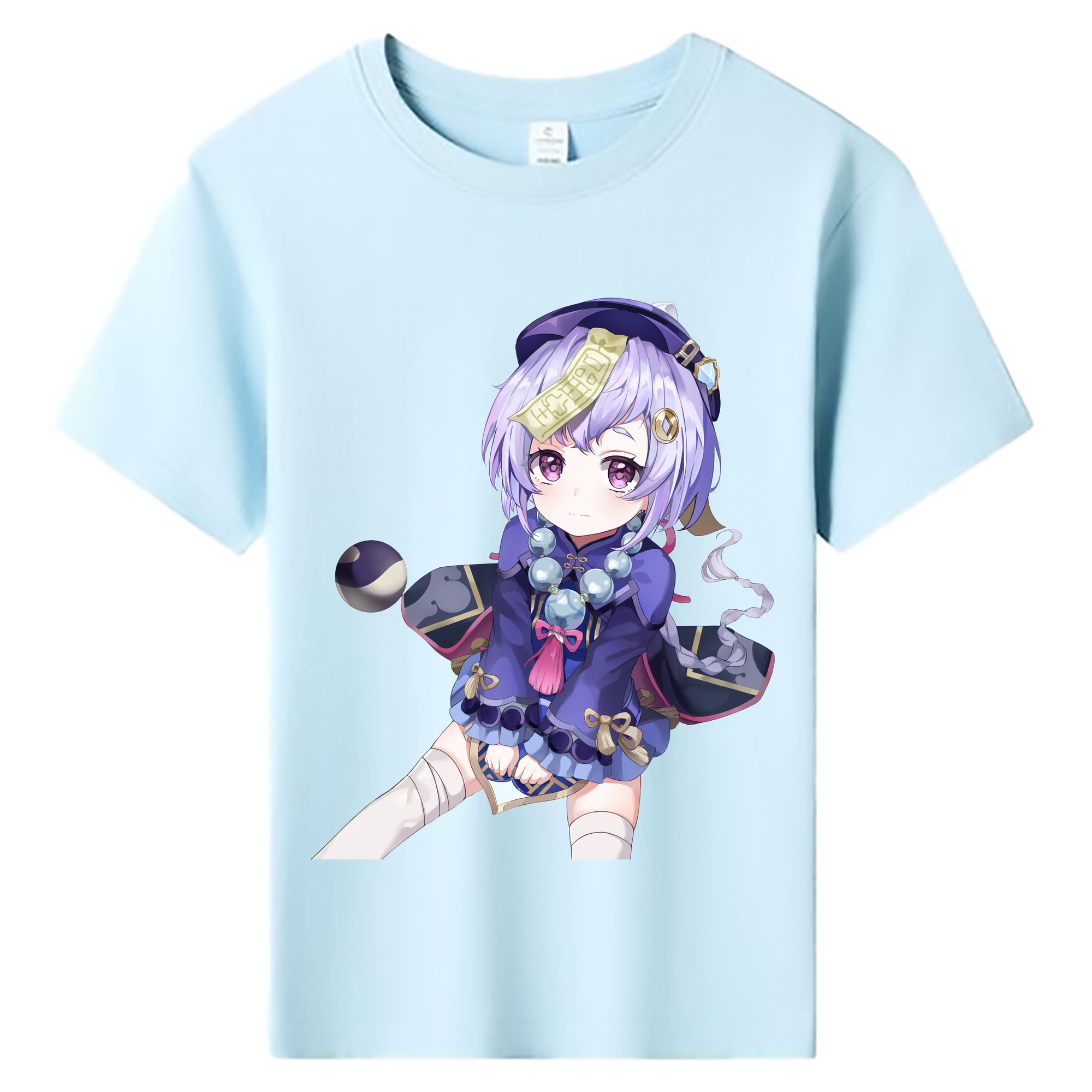 げんし神 七七 なな  genshin Nana 綿100％キッズTシャツ（フロントプリント）